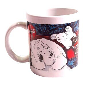 Really Cool Grandpa Coca-Cola Polar Bear Mug 1999 School Design Dishwasher Safe